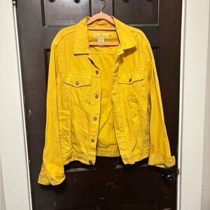 H&M Vibrant Yellow Jean Jacket
